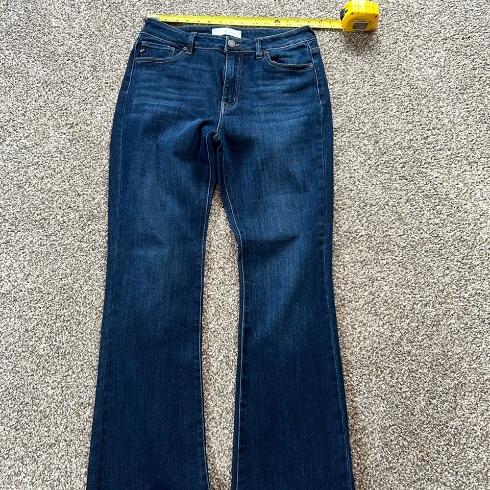 Kancan dark wash boot cut/flare jean